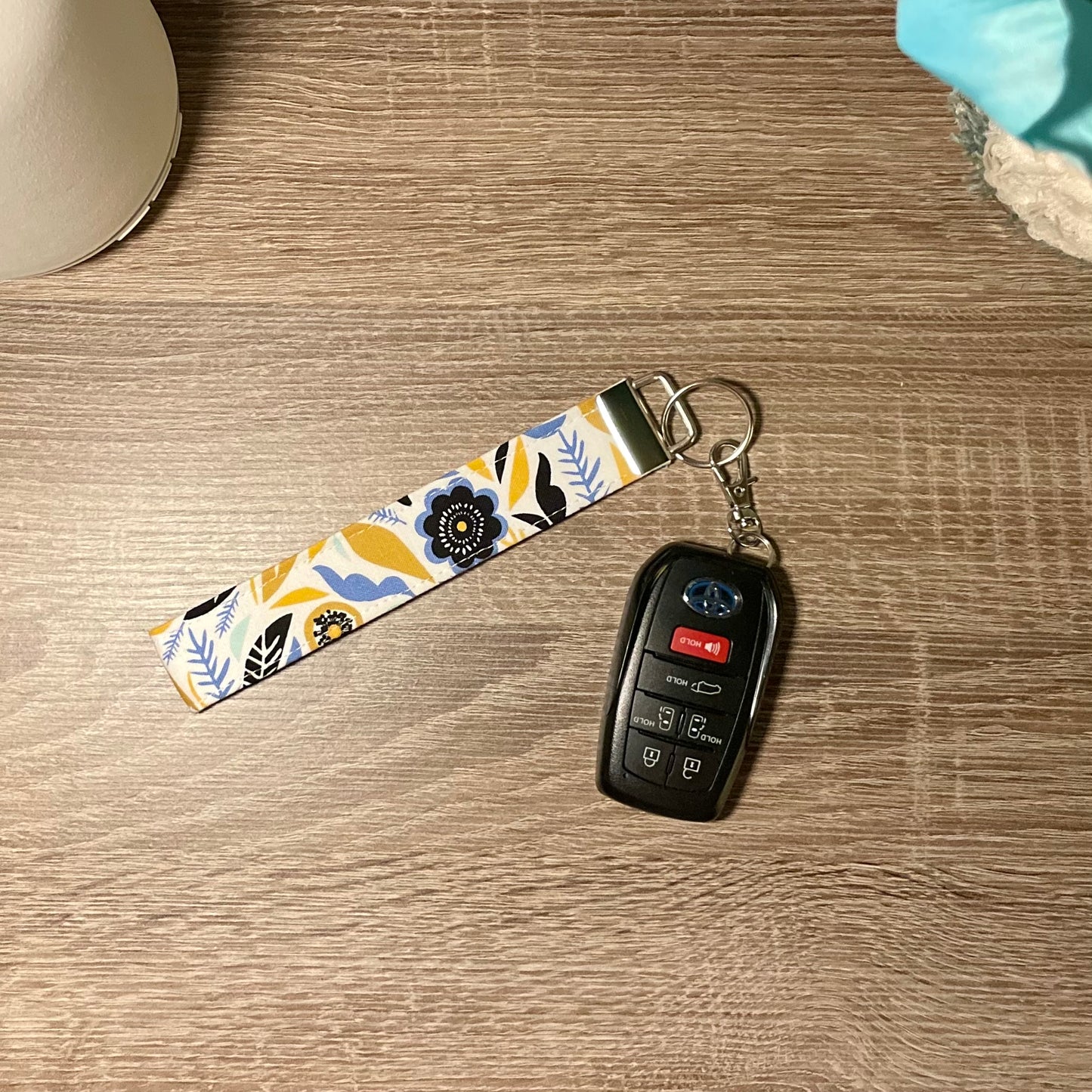 Key Fob Wristlet Keychain | Finger Fob Keychain | Style No. 1 | Handmade | Limited Press